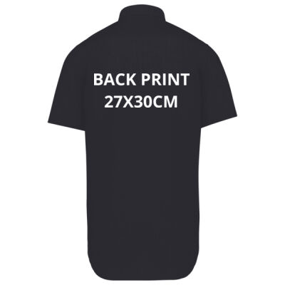 Bandstands men's short sleeve shirt - chest and back print Thumbnail